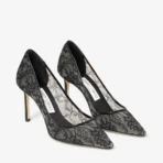 Jimmy Choo Romy 85 Black Jimmy Choo Lace Pumps