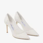 Jimmy Choo Romy 85 Black Jimmy Choo Lace Pumps