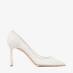 Jimmy Choo Romy 85 Black Jimmy Choo Lace Pumps