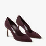 Jimmy Choo Romy 85 Chai Tonal Suede Pumps