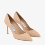 Jimmy Choo Romy 85 Chai Tonal Suede Pumps