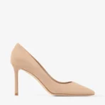 Jimmy Choo Romy 85 Chai Tonal Suede Pumps