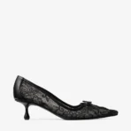 Jimmy Choo Scarlett 50 Black Jimmy Choo Lace Pumps