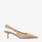 Jimmy Choo Amel 50 Black Nappa Leather Sling Back Pumps