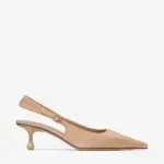 Jimmy Choo Amel 50 Black Nappa Leather Sling Back Pumps