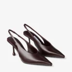Jimmy Choo Isa 95 Latte Patent Leather Pumps