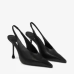 Jimmy Choo Isa 95 Latte Patent Leather Pumps