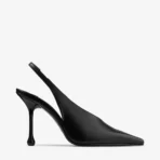 Jimmy Choo Isa 95 Latte Patent Leather Pumps