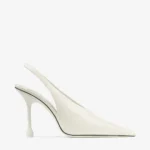 Jimmy Choo Isa 95 Latte Patent Leather Pumps